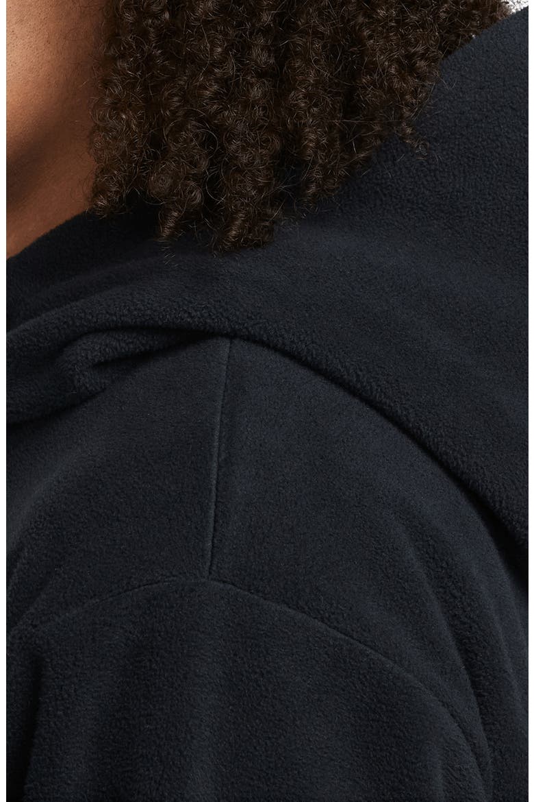 Winterized Fleece Logo Hoodie, Alternate, color, BLACK