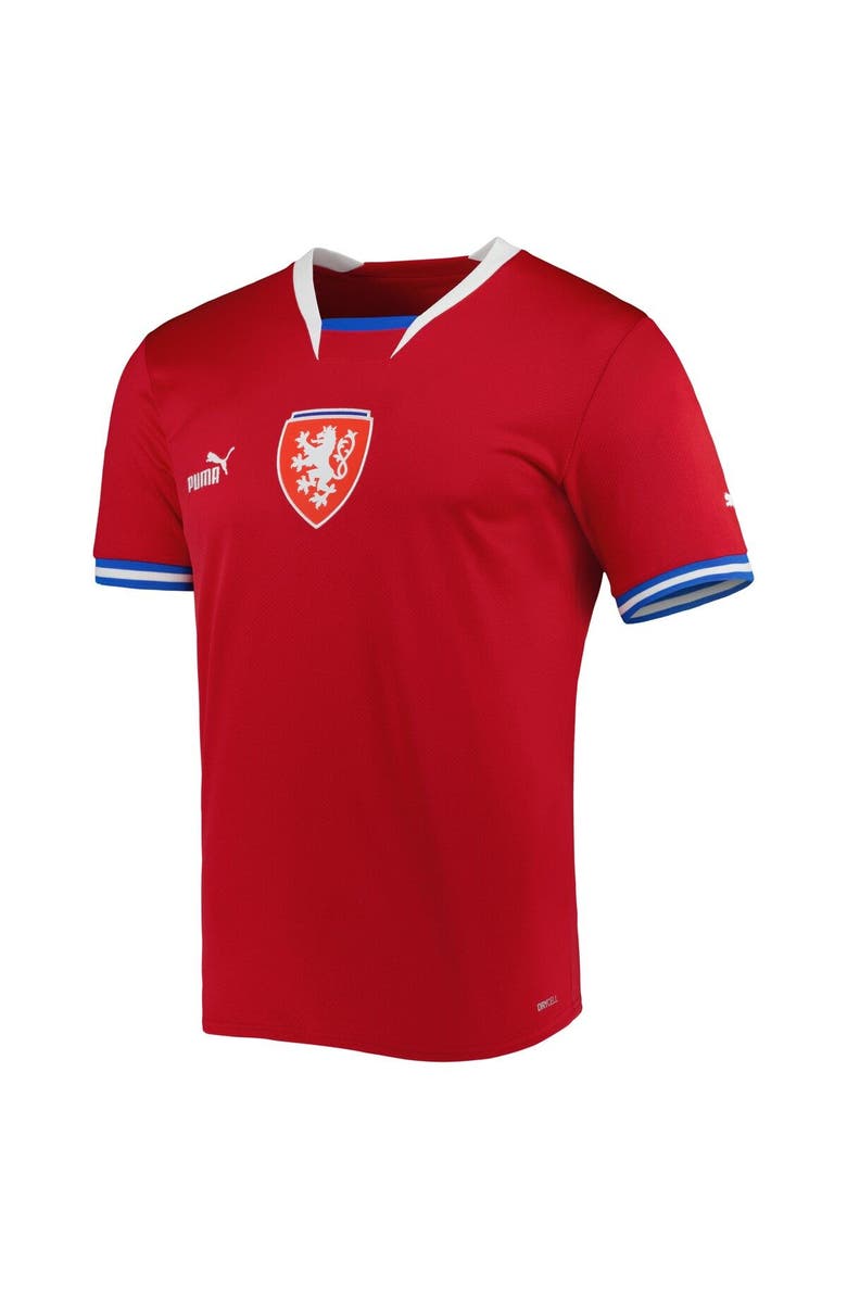 PUMA Men's Puma Red Czech Republic National Team 2022/23 Home Replica Jersey, Alternate, color,