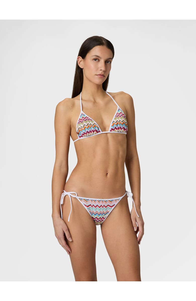 Missoni Bikini In Printed Stretch Fabric, Alternate, color, Multicoloured