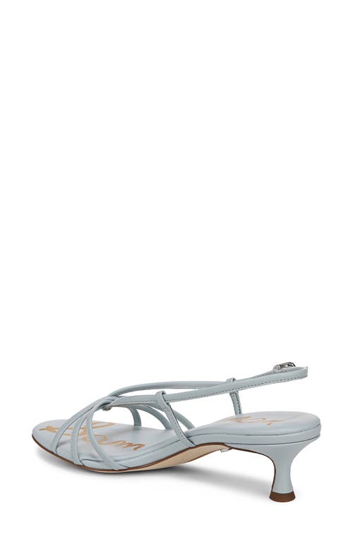 Sam Edelman Cressa Slingback Kitten Heel Sandal In Cape Blue