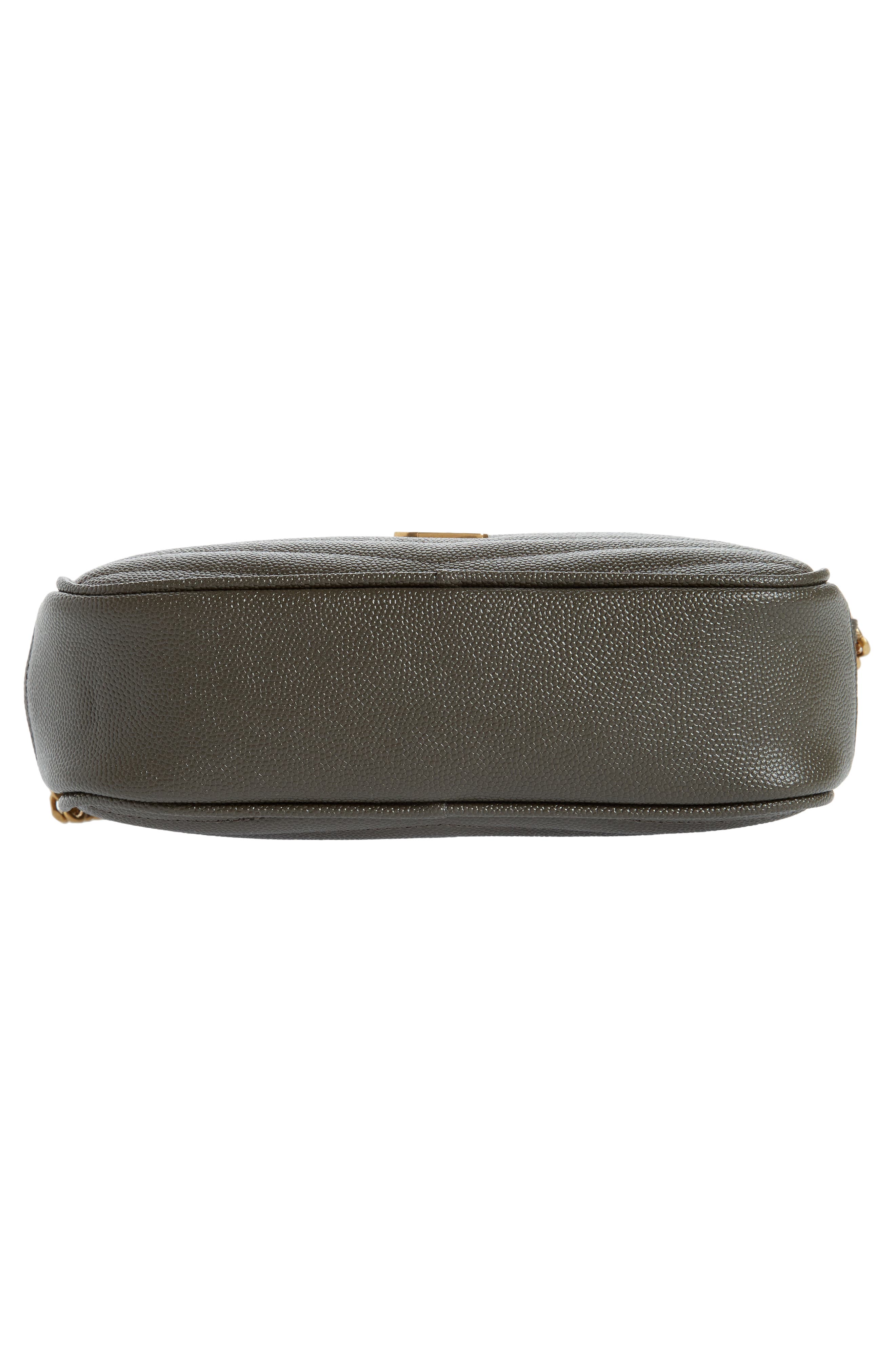 Mini Lou Quilted Leather Crossbody Bag, Alternate, color, PEBBLE