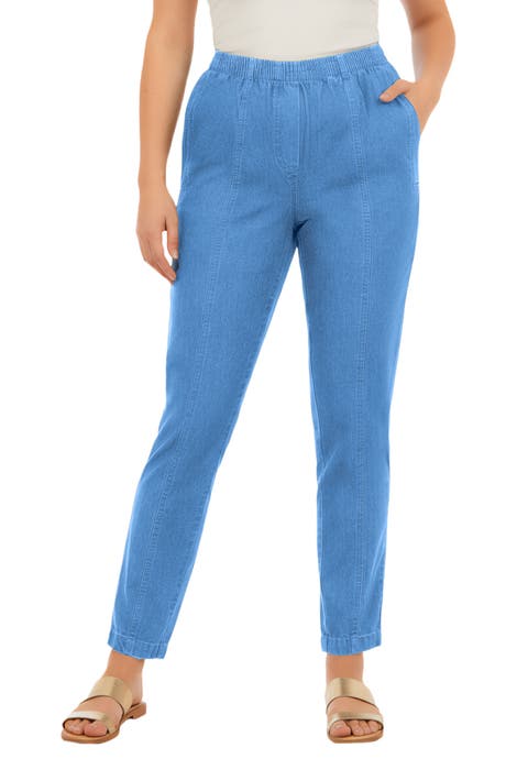 Plus Size Easy Wear Straight Leg Jean