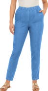 Roaman's Plus Size Easy Wear Straight Leg Jean
