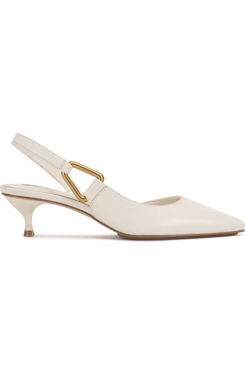 Vince Camuto Inari Slingback Pointed Toe Pump, Alternate, color, Coconut Cream