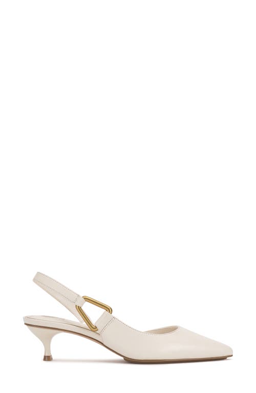 Vince Camuto Inari Slingback Pointed Toe Pump In White