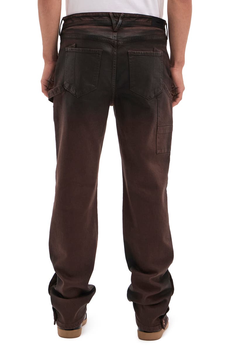 VAYDER Coated Straight Leg Carpenter Jeans, Alternate, color, Boschetto Coated