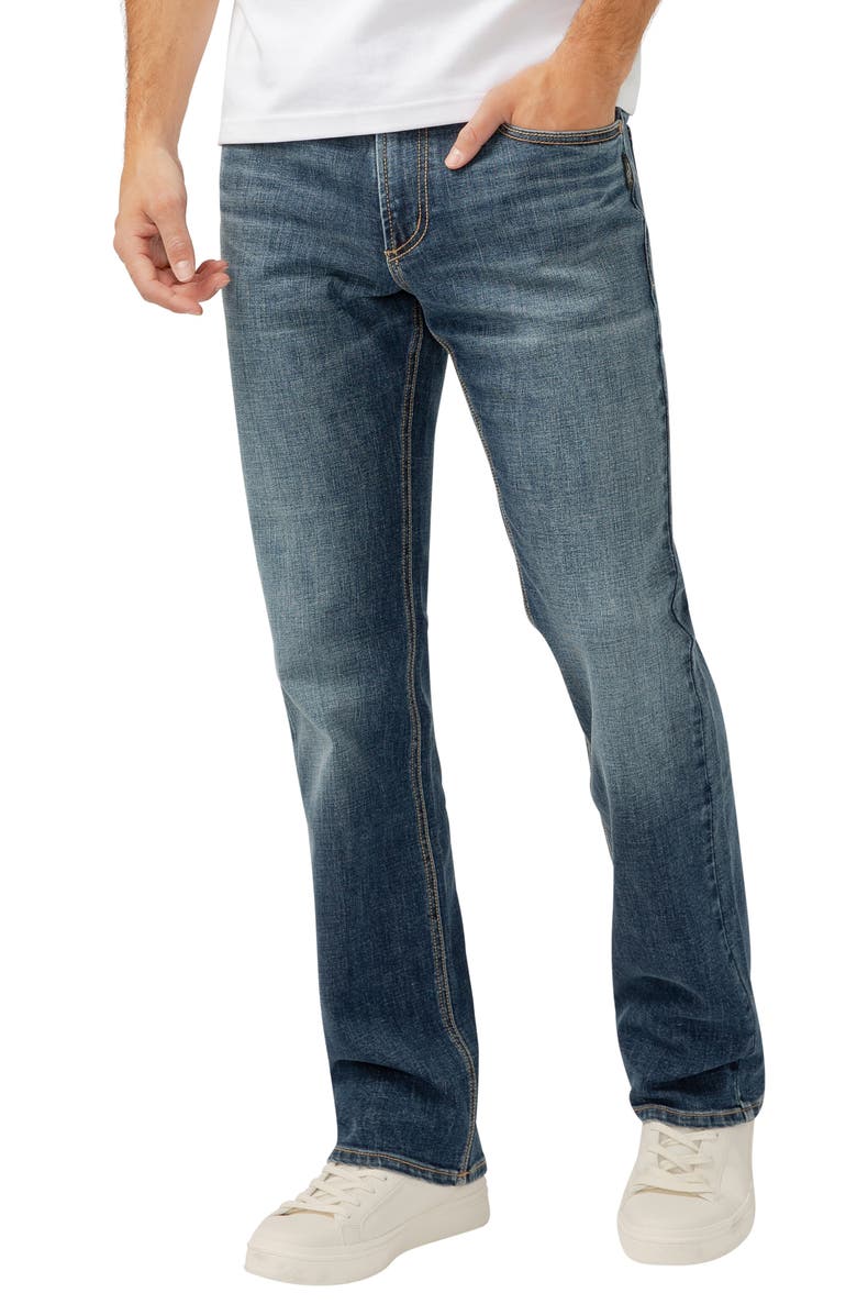 Silver Jeans Co. Jace Slim Bootcut Jeans, Main, color, 