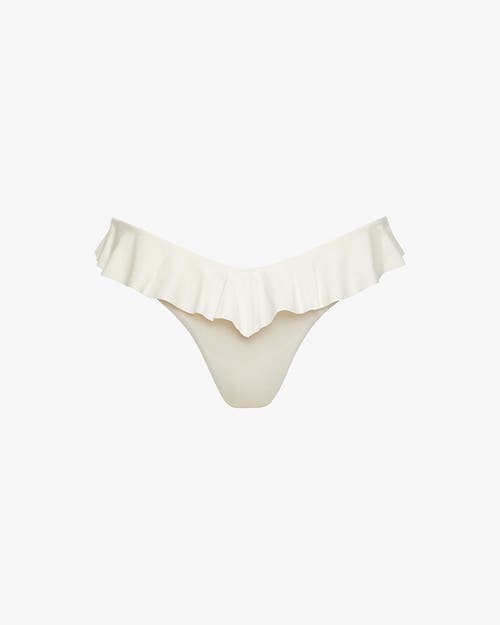 Weworewhat Ruffle Delilah Bottom In White
