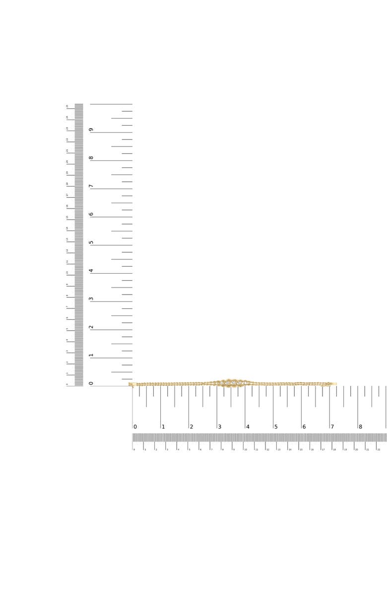 Haus of Brilliance 10K Yellow Gold 1/4 Cttw Diamond Basket Weave Rope Chain Style Bracelet, Alternate, color, Yellow