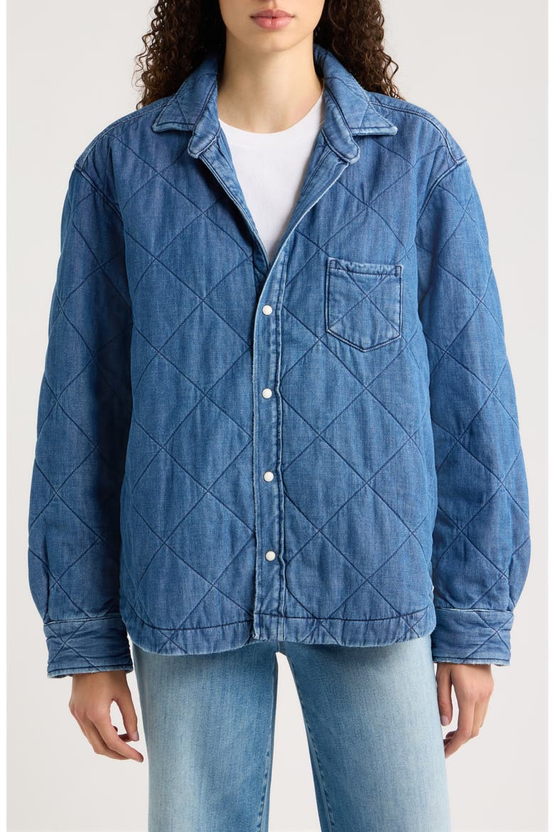 Quilted Denim Jacket, Alternate, color, QUILTED DISTRESSED INDIO