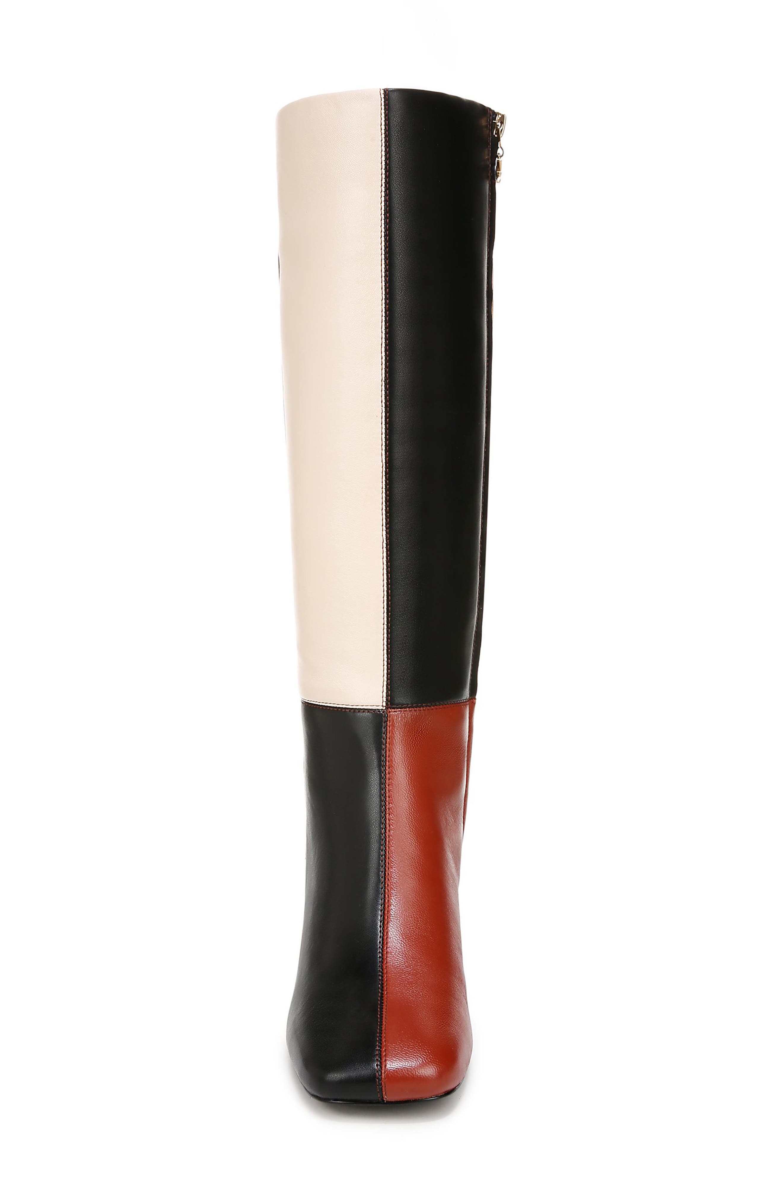 Oaklyn Knee High Boot, Alternate, color, BLACK/ GINGER/ IVORY