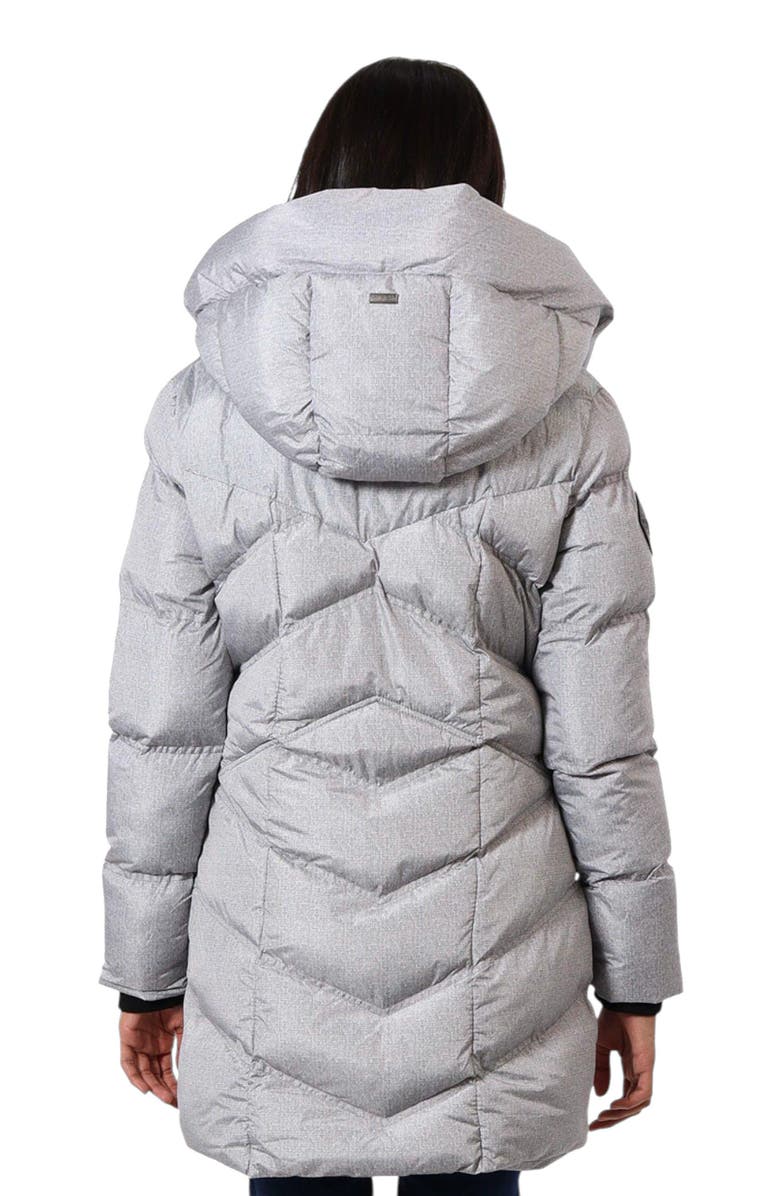 CANADA WEATHER GEAR Women's Long Puffer Jacket, Alternate, color, Grey