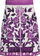 Dolce&Gabbana Majolica Print A-Line Skirt