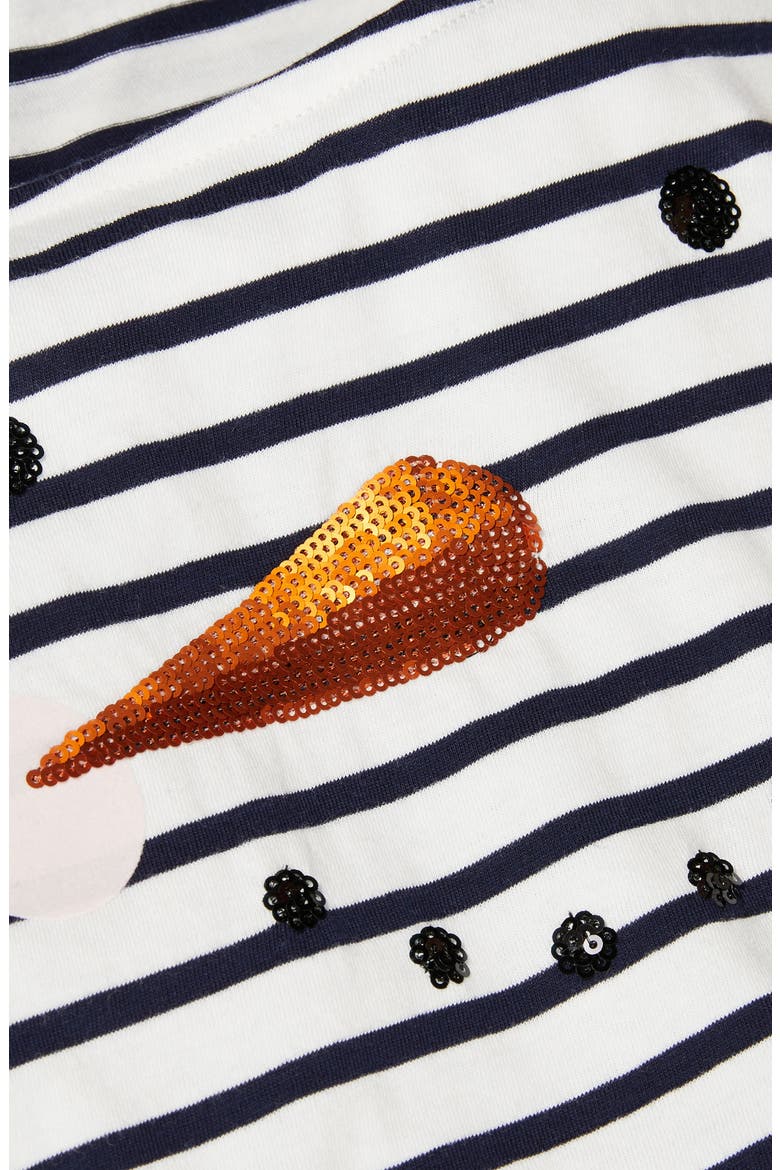 Christmas Breton Shirt, Alternate, color, EMBELLISHED SNOWMAN