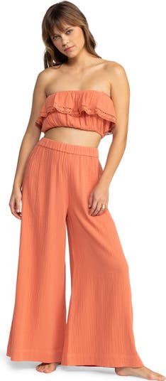 Golden Tropic Wide Leg Pants
