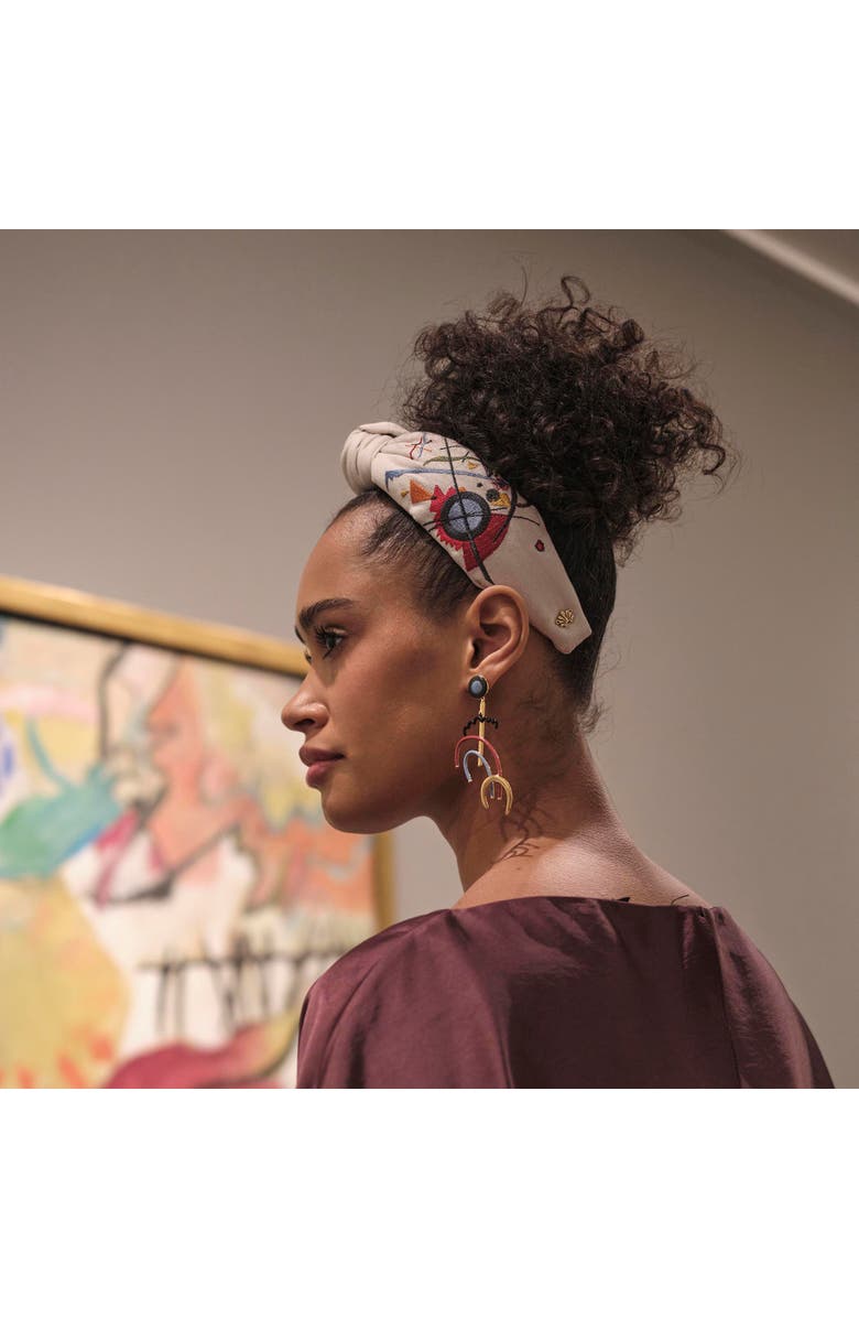 Lele Sadoughi The Met X Lele Kandinsky Mobile Earrings, Alternate, color, Violett 960