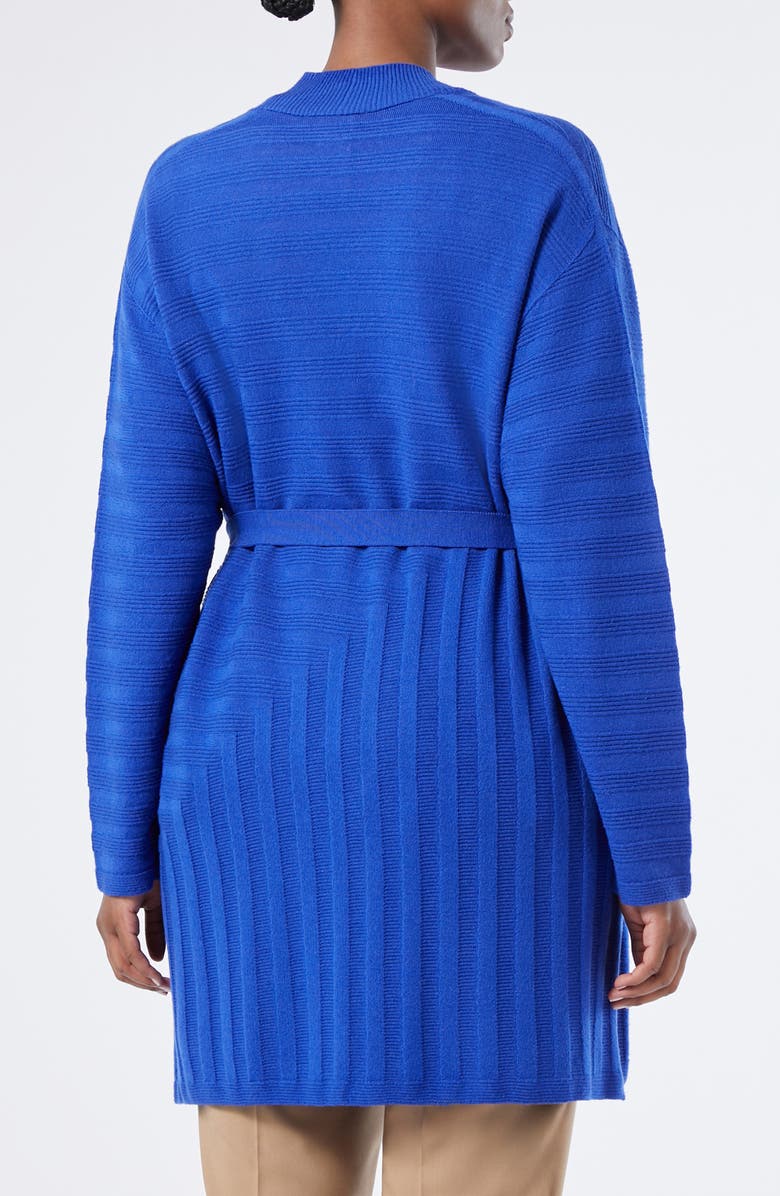 Marina Rinaldi Zamia Virgin Wool Cardigan, Alternate, color, Cornflower Blue