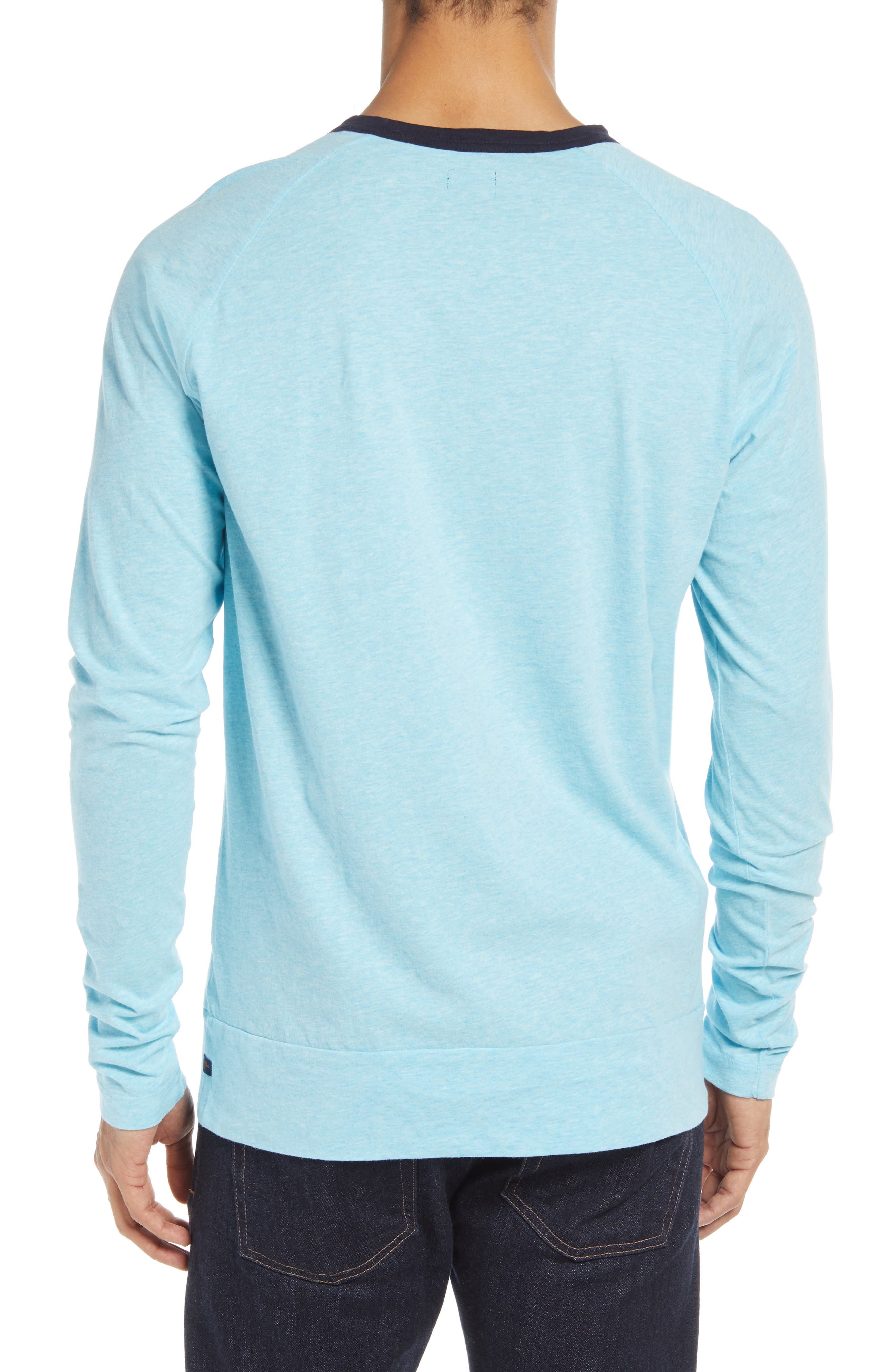 Good Man Brand Varsity V-Notch Long Sleeve Men's T-Shirt (Men ...
