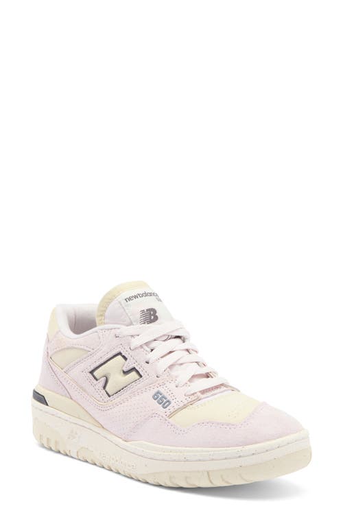 Shop New Balance 550 Basketball Sneaker In Linen/pink Granite