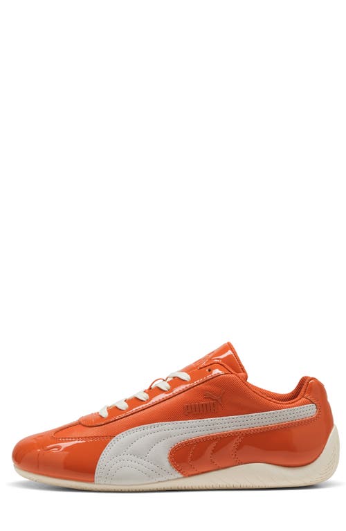 Puma Speedcat Patent Sneaker In Orange