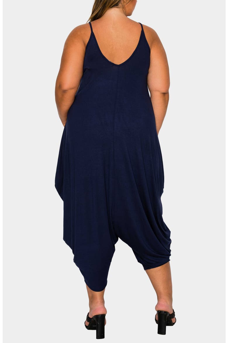 Quinn Pocket Balloon Leg Jumpsuit, Alternate, color, NAVY