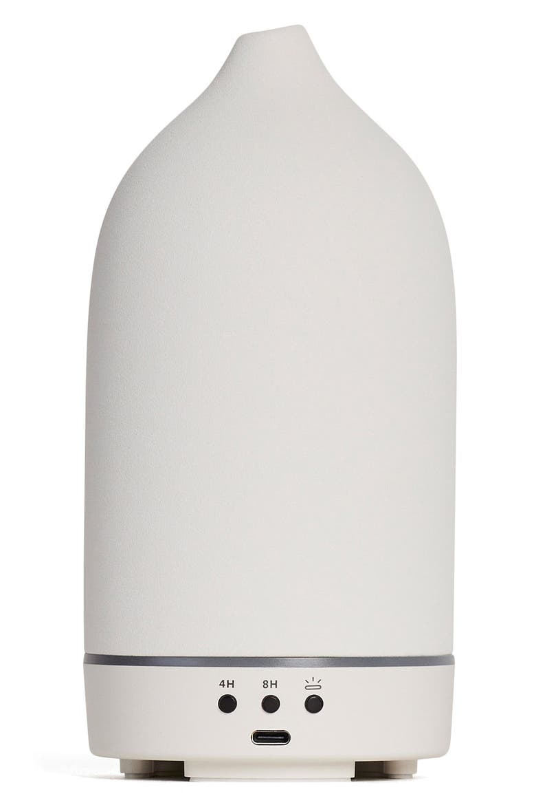 Stone Porcelain Diffuser, Alternate, color, WHITE