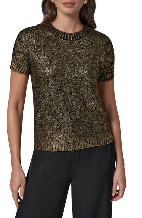 Foil Boucle Sweater