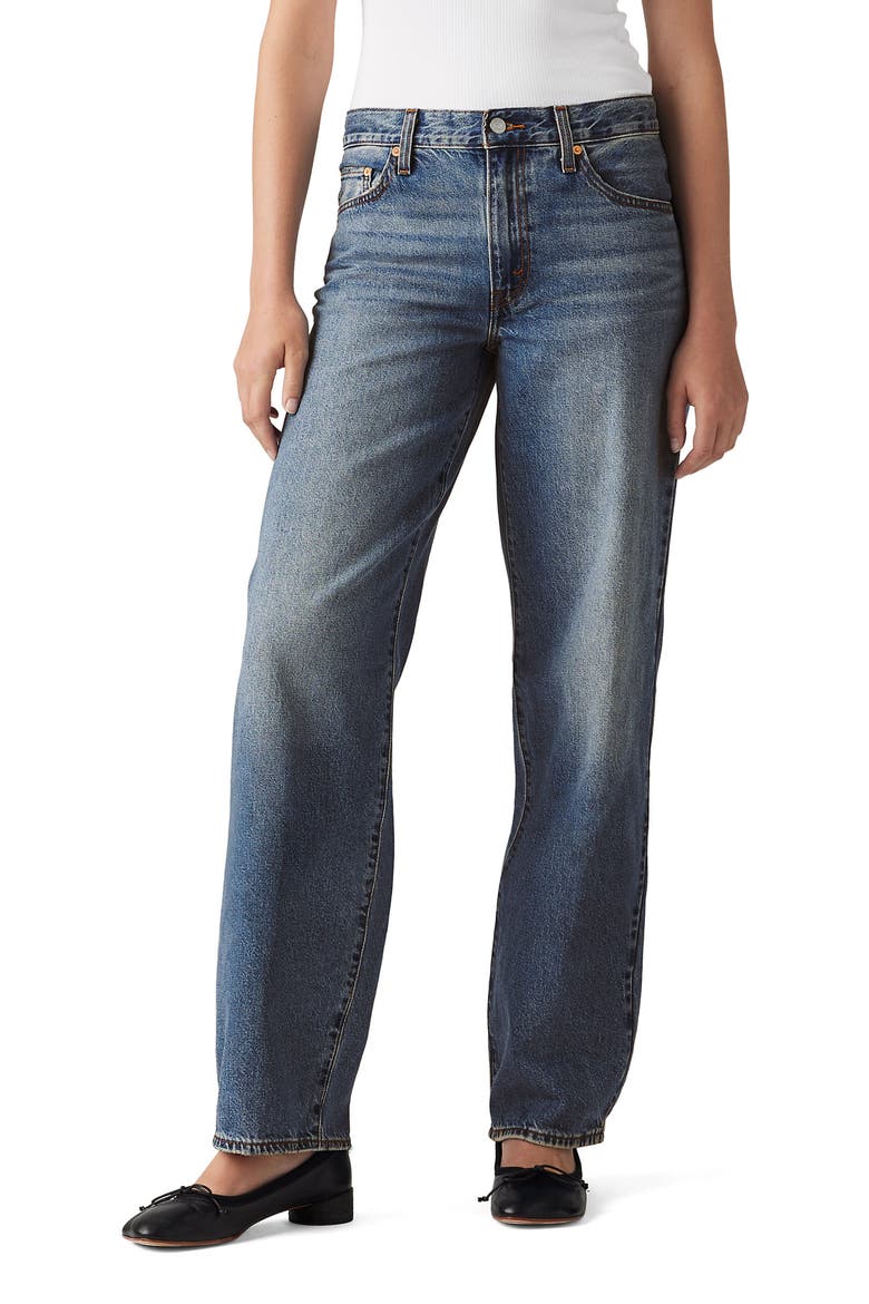 Baggy High Waist Wide Leg Dad Jeans, Main, color, SHES NICE