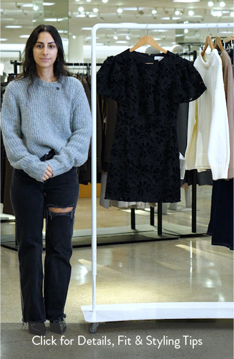 Elsie Velvet Lace Party Dress, sales video thumbnail