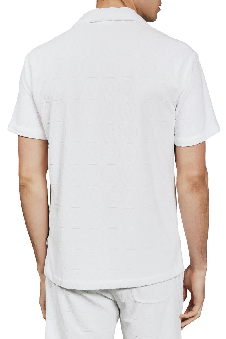 Ponce Terry Cloth Camp Shirt, Alternate, color, NATURAL