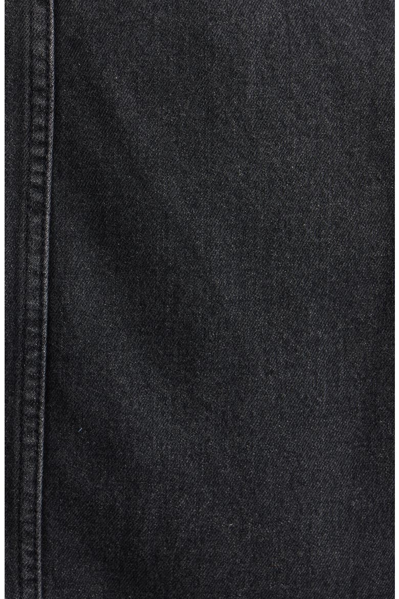 Denim Zip Jacket, Alternate, color, BLACK WASHED