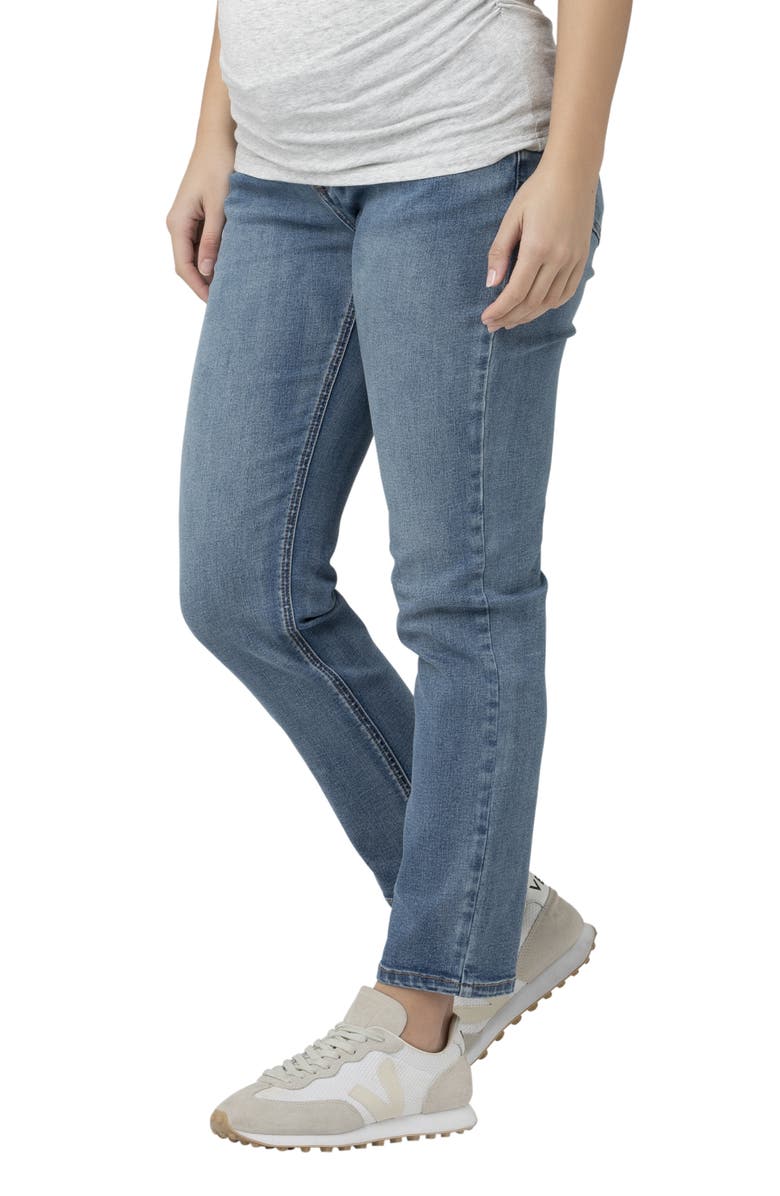 Ripe Maternity Hunter Over Bump Crop Jean, Alternate, color, Vintage Wash