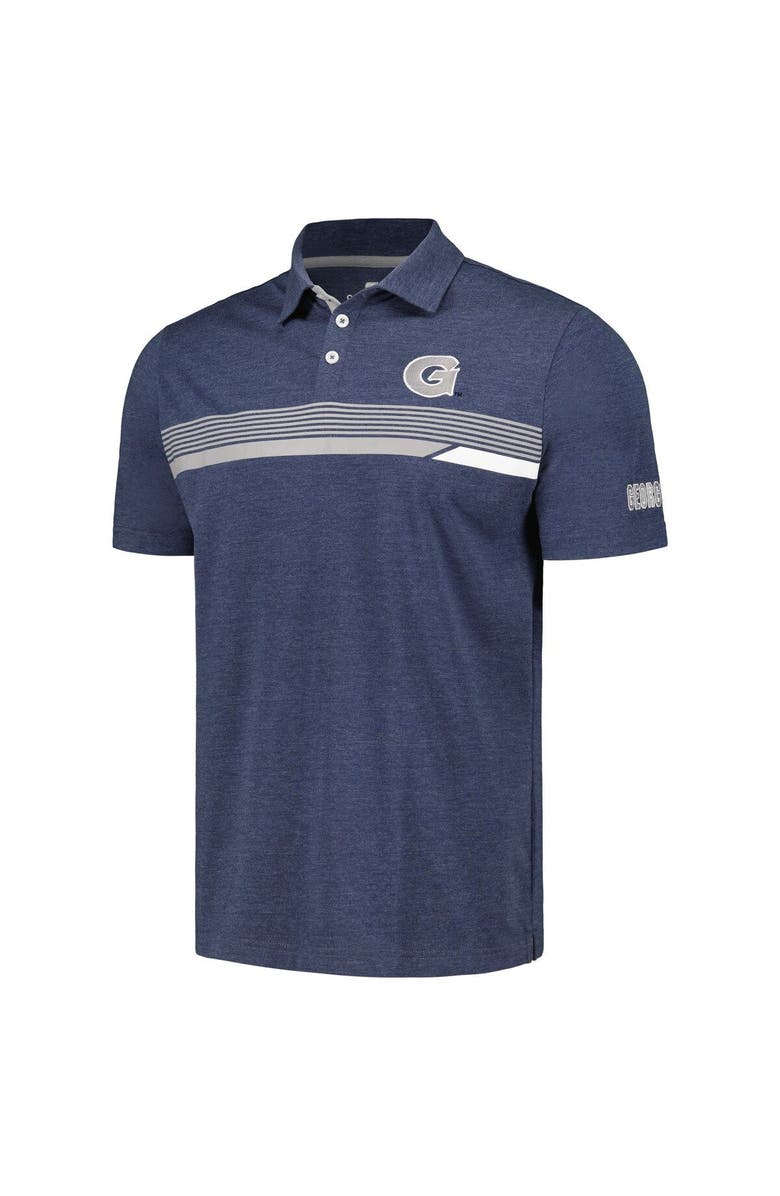 COLOSSEUM Men's Colosseum  Navy Georgetown Hoyas No Problemo Polo, Alternate, color, Navy