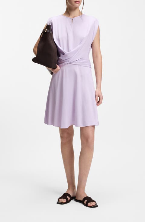 Devari Wrap Bodice Dress