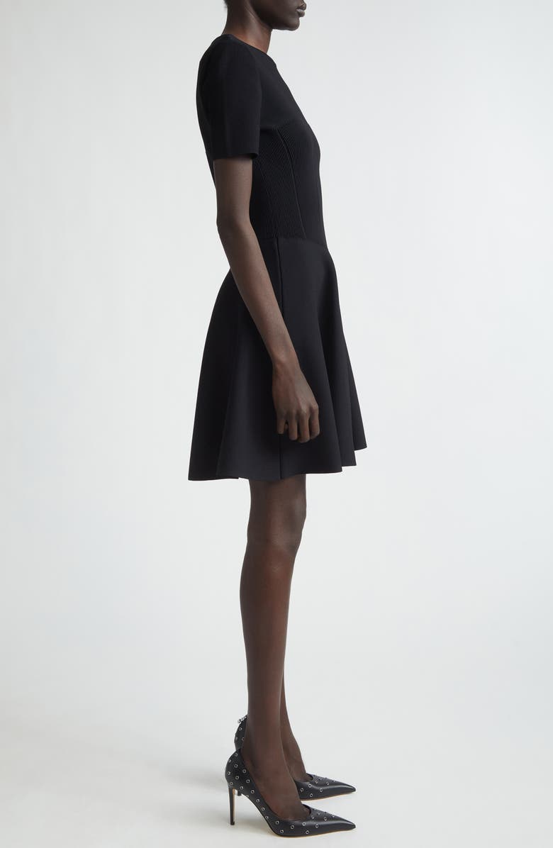 McQueen Volume Minidress, Alternate, color, Black