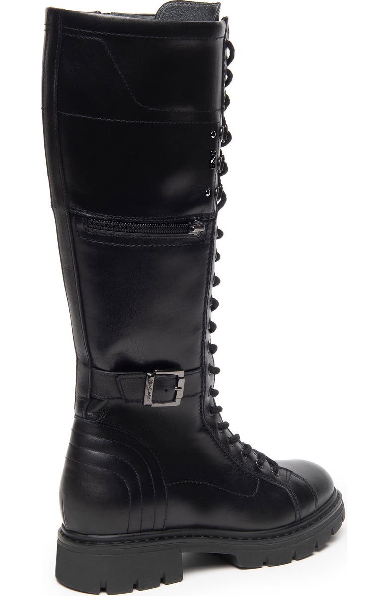 NeroGiardini Lace-Up Buckle Combat Boot, Alternate, color,