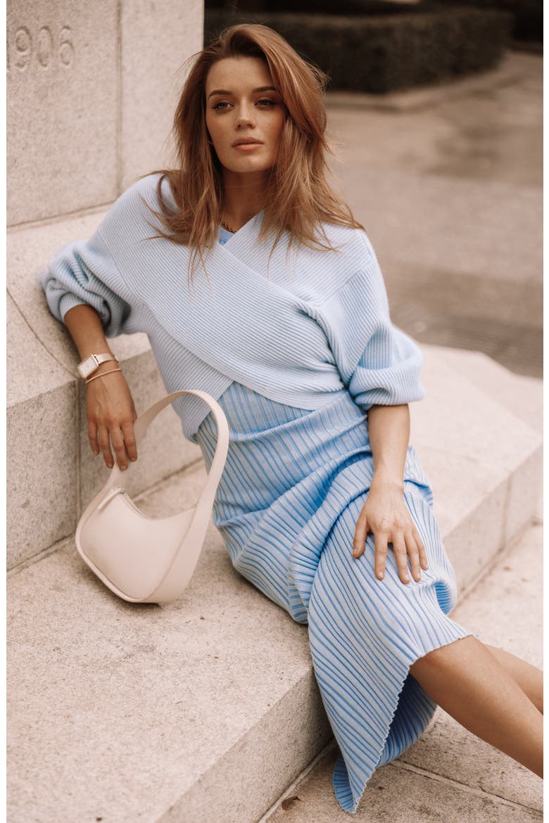 Langton Wrap Crop Sweater, Alternate, color, PALE BLUE