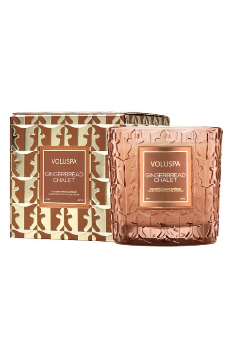Gingerbread Chalet Candle