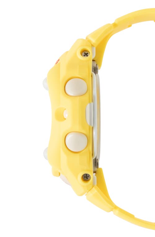 G-shock Women's Japanese Quartz Yellow Resin Watch, 42.6mm In Yellow