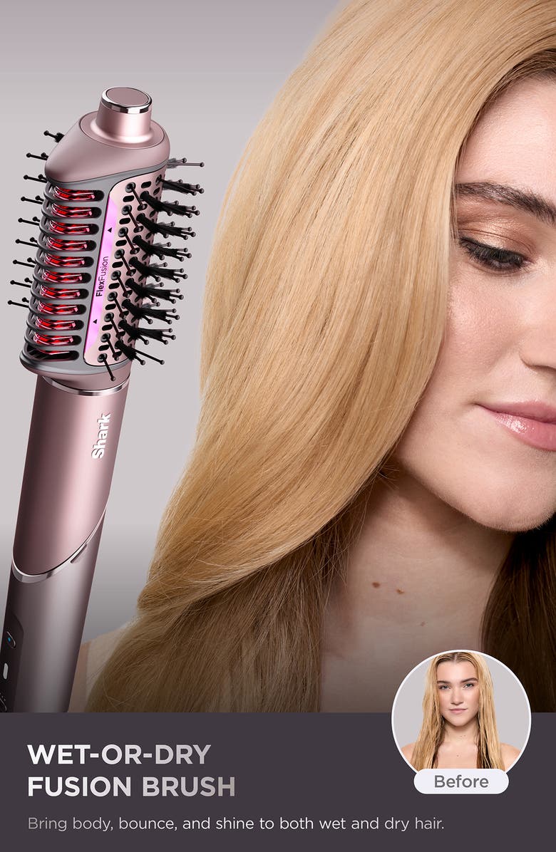 SHARK FlexFusion<sup>™</sup> Air & Ceramic System with Air Straightener for Straight & Wavy Hair, Alternate, color, Cosmic Blush