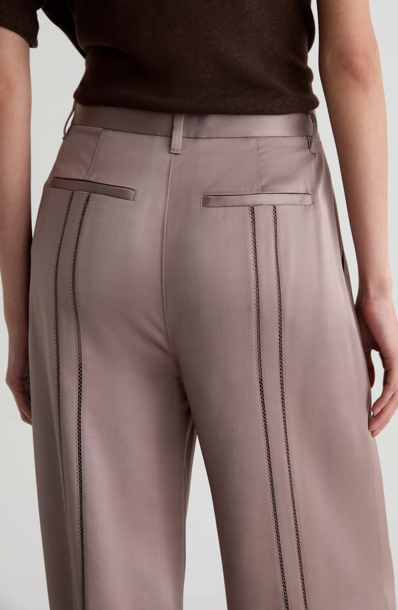 AG Sarah High Waist Wide Leg Satin Pants, Alternate, color,