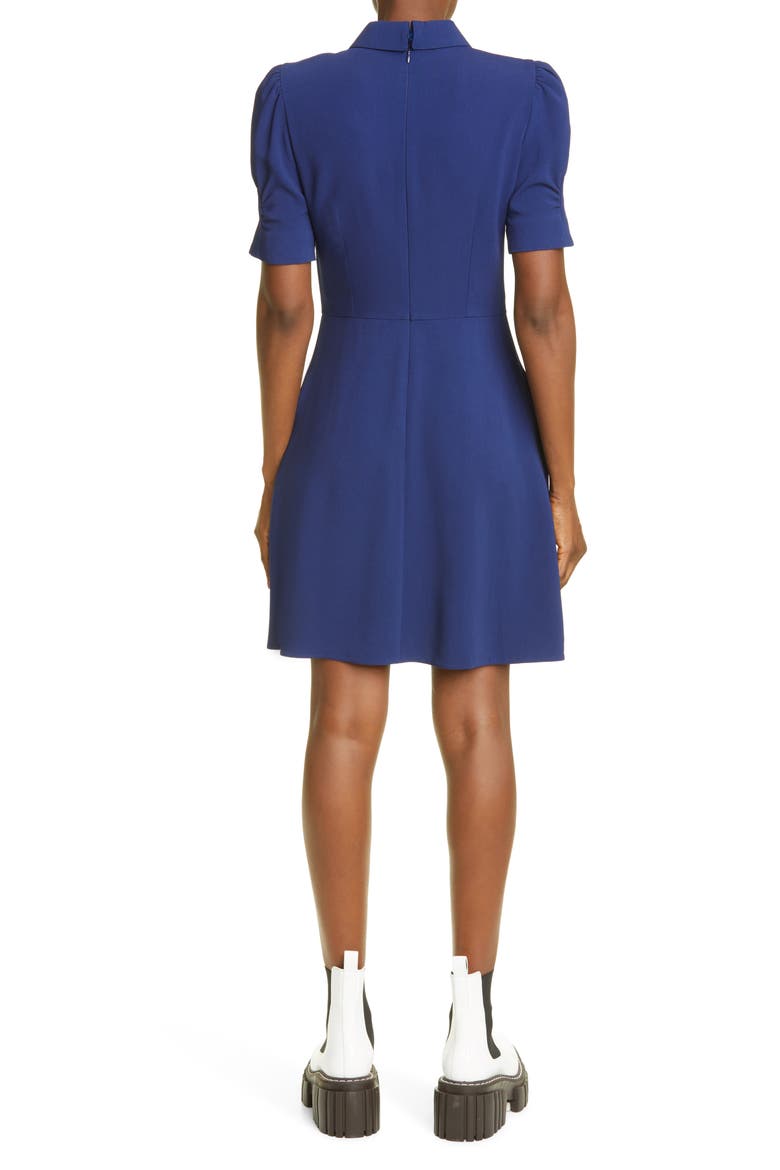 Blair Puff Sleeve Stretch Cady Dress, Alternate, color, 4200 SAPPHIRE