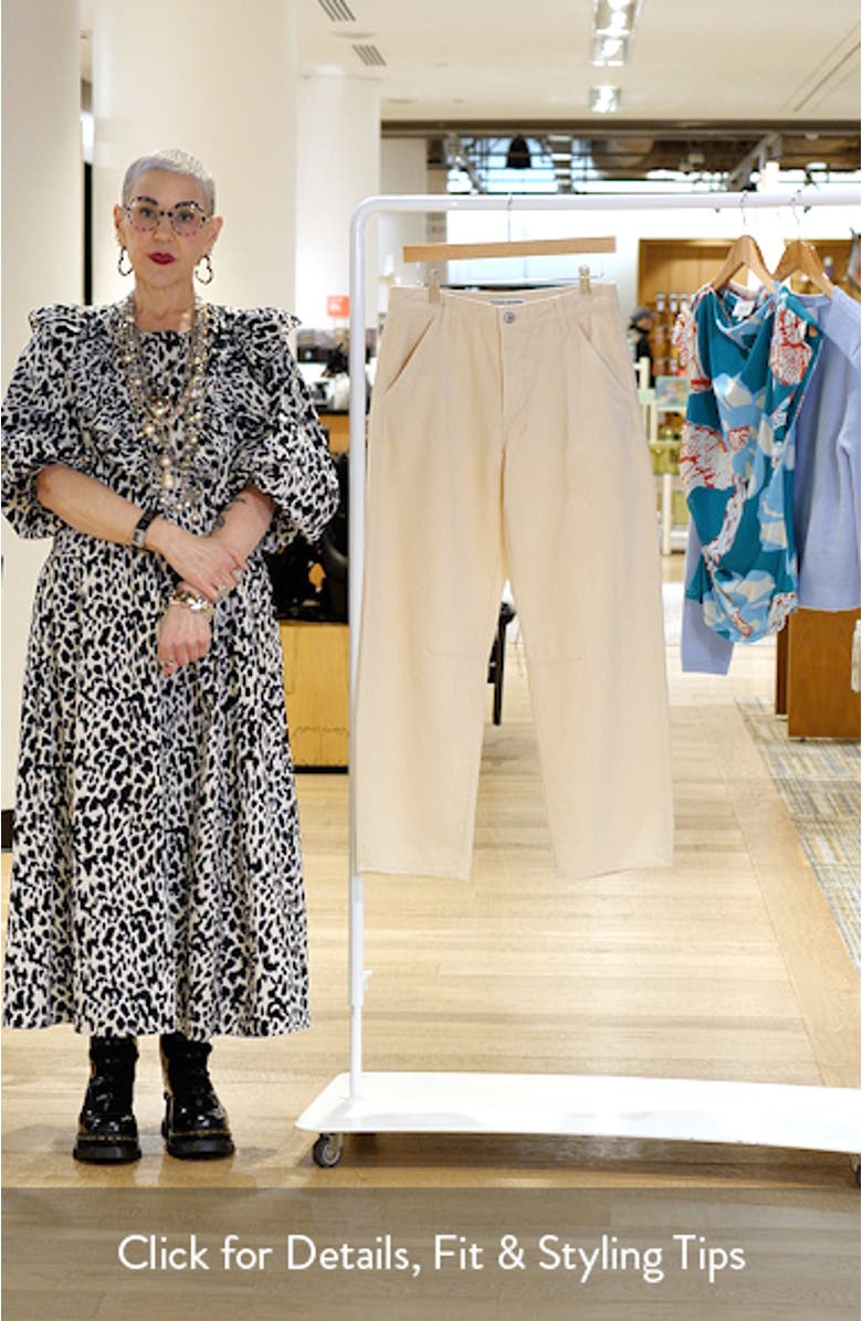 Barrel Leg Cotton Chinos, sales video thumbnail