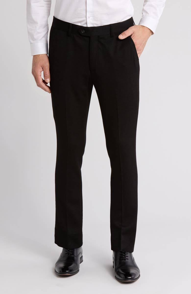 Tahari Slim Fit Dress Pants, Main, color, 