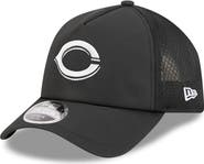 New Era Men's New Era Black Cincinnati Reds 2026 Batting Practice Apex 9FORTY Adjustable Trucker Hat