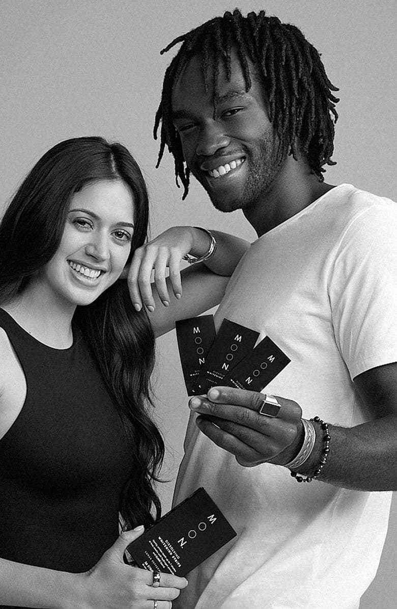 MOON Lunar Peppermint Dissolving Teeth Whitening Strips, Alternate, color, 