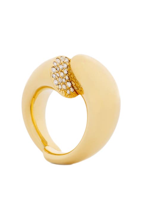 Sequence Rhinestone Ring by Lanvin