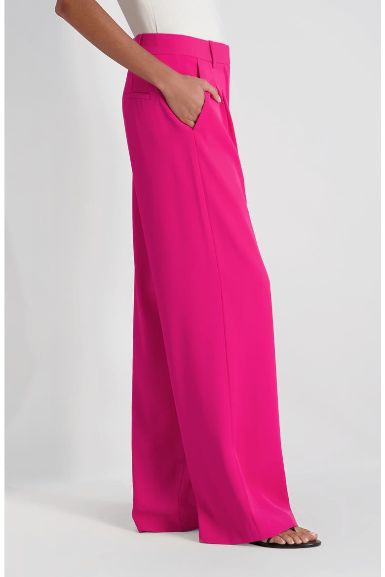Harrie Wide Leg Suiting Pants, Alternate, color, 80-ELECTRIC PINK