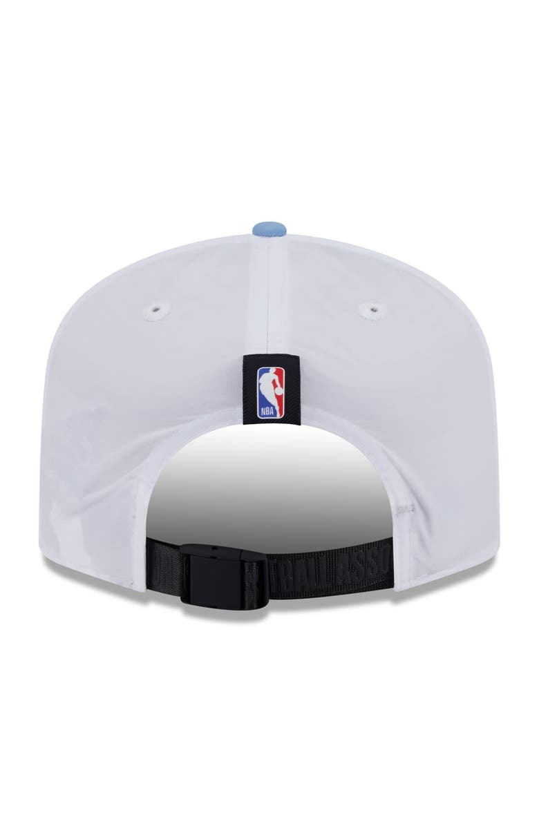 New Era Men's New Era White/Light Blue Memphis Grizzlies 2025 NBA Draft On-Stage Nylon 19TWENTY Adjustable Hat, Alternate, color, White