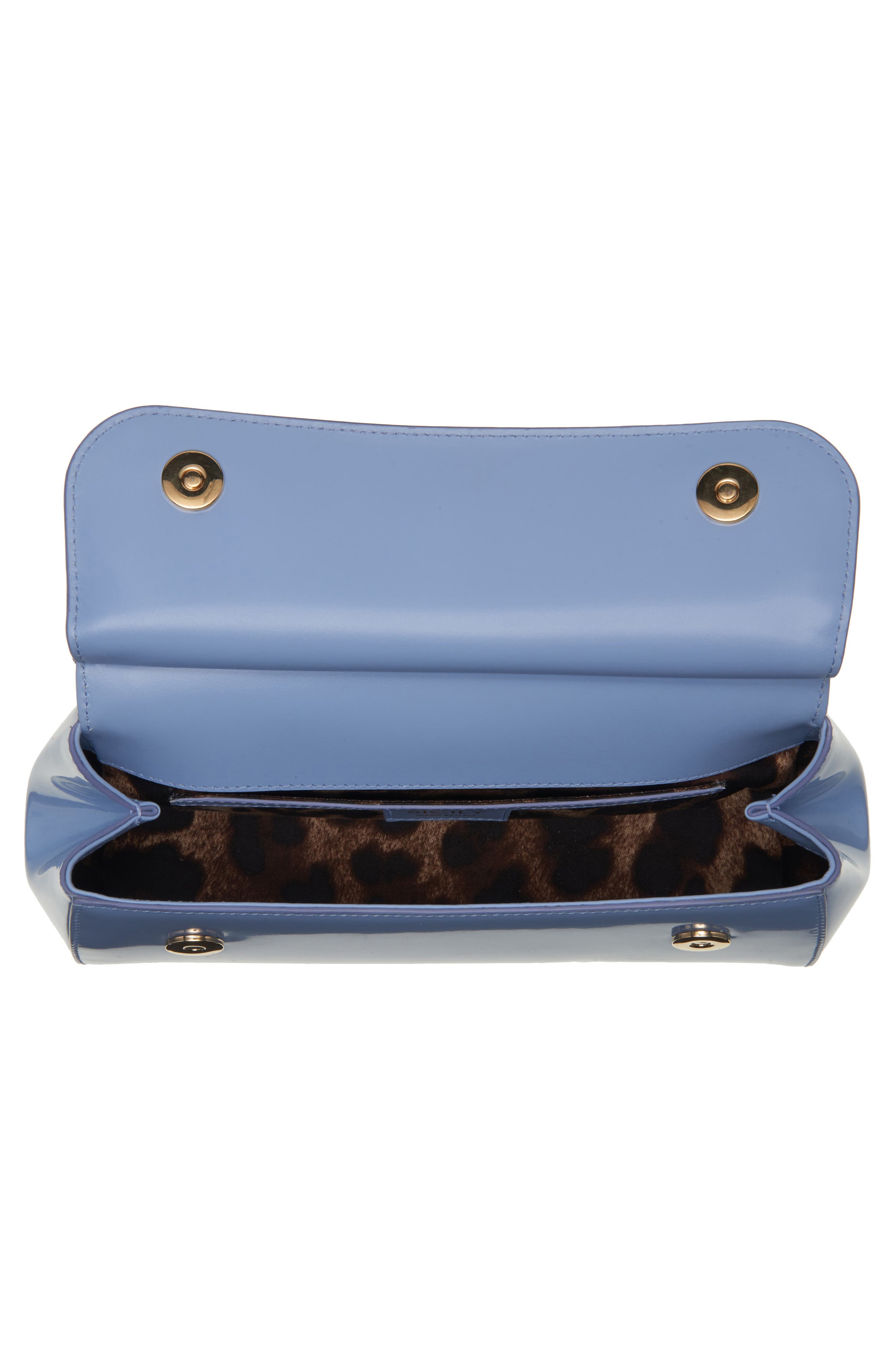 Dolce&Gabbana Medium Sicily East/West Patent Leather Satchel, Alternate, color, 